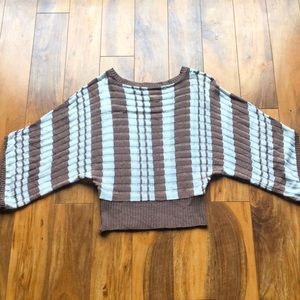 Derek Heart cropped sweater